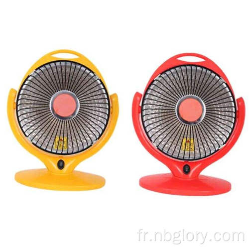 Réchauffeur électrique 600W pour le salon à pied Portable Mini Desktop Sun Warmer ventilateur pour chauffage de bureau